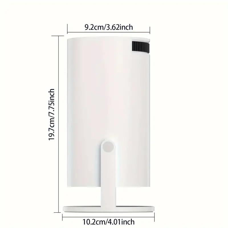 Upport 4K/1080P Short-Throw Home Theater Projector – 200 ANSI, Giant 130” Screen, Portable & 180° Rotatable