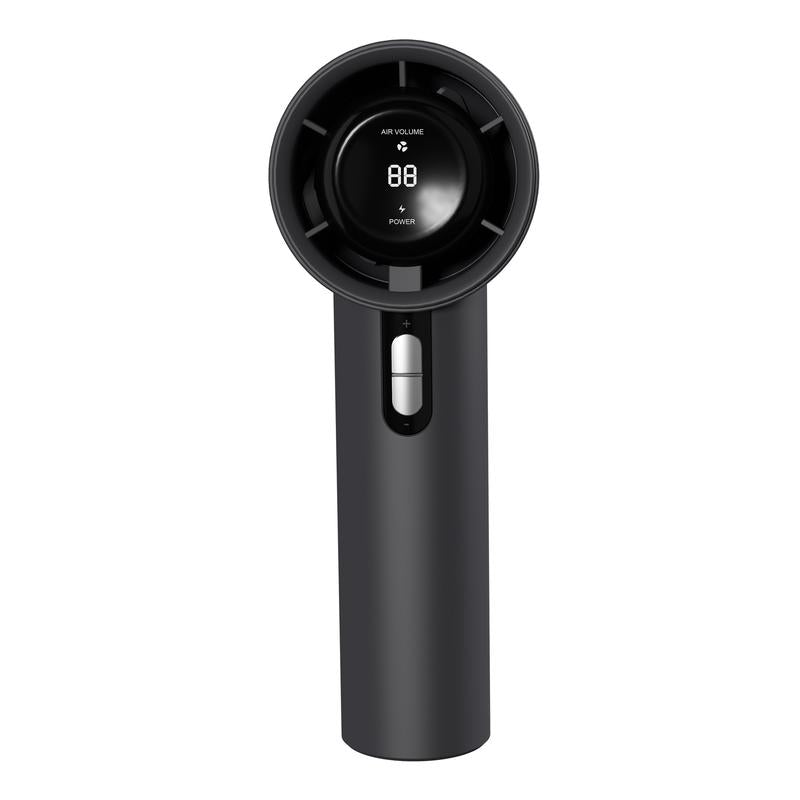 15000 RPM Silent Fan, Usb Rechargeable & 12 Hours Battery Life, 1-100 LED Digital Fan Holiday, Small and Portable, Suitable for Outdoor Sports, Camping, Hiking, Fishing Hunting, Cool Stuff for Teens, Traveling Gadgets Electric Turbo Motor Fathersdaygift