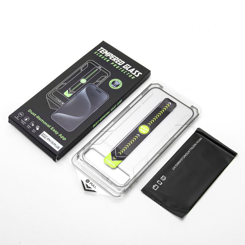 Titan Ultra Shield – Auto-Align, Dust-Proof, Anti-Static, Perfect Fit Screen Protector. for Iphone 13/13Pro/14, Iphone 13 Pro Max/14 Pro Max, Iphone 14 Pro, Iphone 15, Iphone 15 Plus, Iphone 15 Pro, Iphone 15 Pro Max
