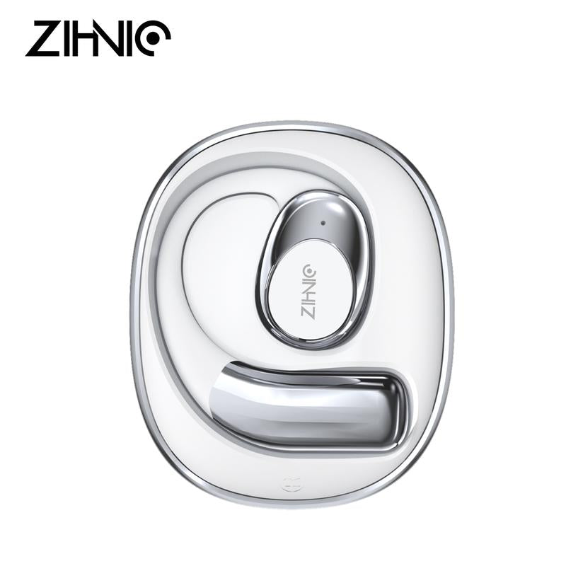 ZIHNIC S09 Open-Ear Earbuds,V5.4, IPX5 Waterproof,35Hrs Playtime,On Ear Headphones Immersive Premium Sound Long Distance Connection Headset with Charging Case Audio Electronic