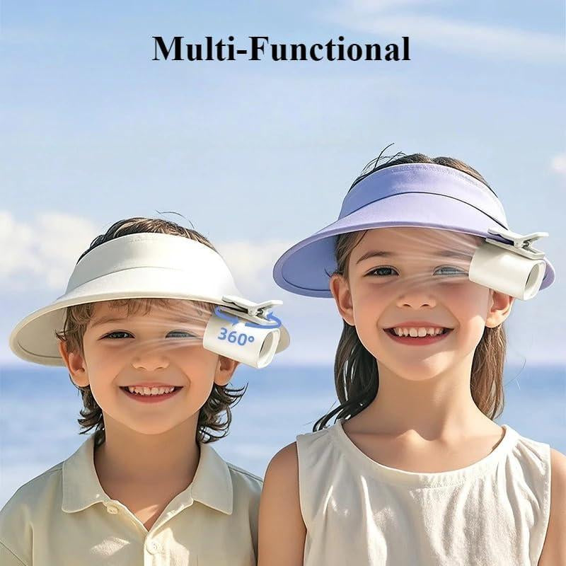 Portable USB Mini Fan Small Clip on Fan ,0-100 Speed Adjustment, Rechargeable Personal with LED Display for Umbrella,Desk,Dorm,Camping,Stroller,Golf,Gym,Beach Travel Outdoors