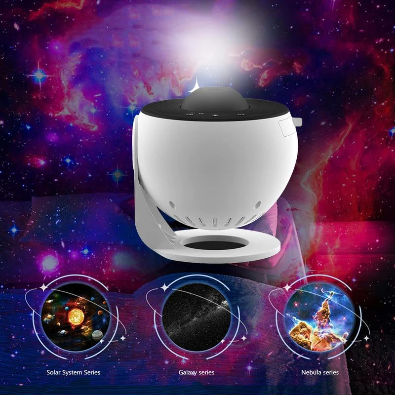 12 in 1 Celestial Galaxy Projector: USB Plug Planetarium Lamp