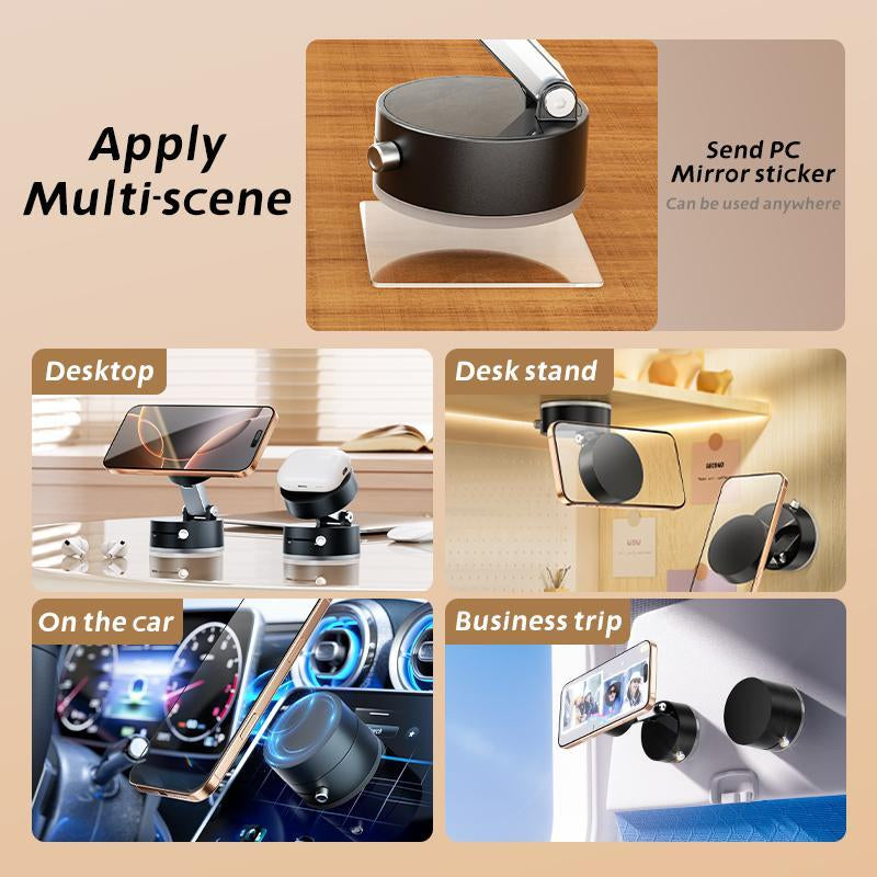 NEWEST 1PCS Vacuum Magnetic Phone Stand.Foldable and Retractable, Strong Magnet,Portable,Multi-Scene Easy to Use, Zero Bubbles