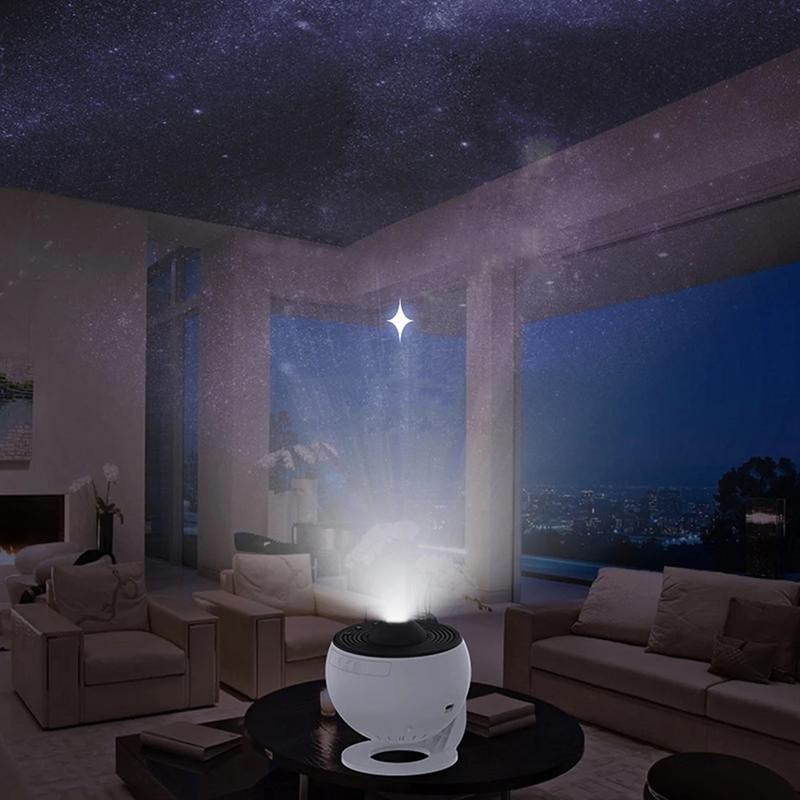 12 in 1 Celestial Galaxy Projector: USB Plug Planetarium Lamp