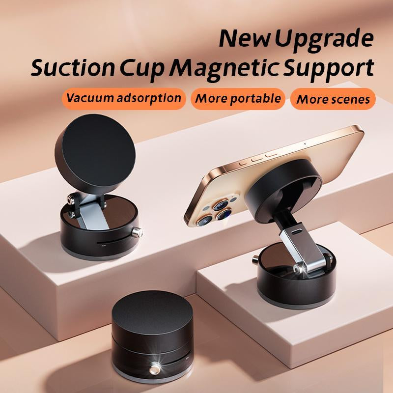 NEWEST 1PCS Vacuum Magnetic Phone Stand.Foldable and Retractable, Strong Magnet,Portable,Multi-Scene Easy to Use, Zero Bubbles