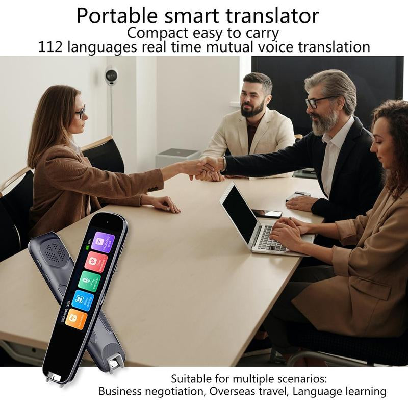 Durability 2.99 Inch HD Digital Display Translation Pen, Multi-Purpose One-Key Translation Pen, Portable Multifunctional Wireless BT Smart Translation Pen for Learning, Office, Travel, Digital Products, Traveling Gadgets