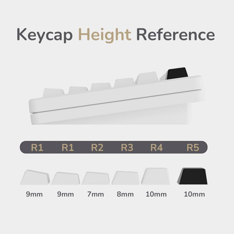 Elecfox INKY75 75% Aluminum Mechanical Keyboard with Rechargeable RGB Backlight, Keyboards & Mice Accessories, Creamy Keyboards PC Accessories