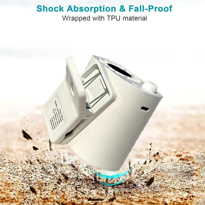 Portable USB Mini Fan Small Clip on Fan ,0-100 Speed Adjustment, Rechargeable Personal with LED Display for Umbrella,Desk,Dorm,Camping,Stroller,Golf,Gym,Beach Travel Outdoors