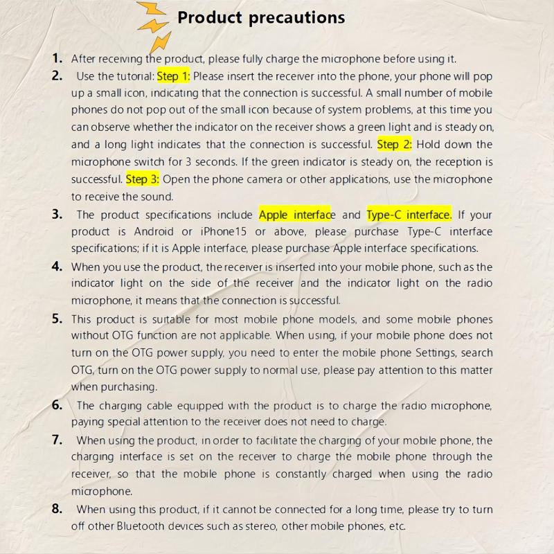 Wireless Collar Microphone, Portable Audio Noise Reduction Mic for Iphone, Tablet, Collar Mini Microphones, Wireless Mic for Video Recording, Teaching Speech Mic, Streaming Equipment, Mini Microphone