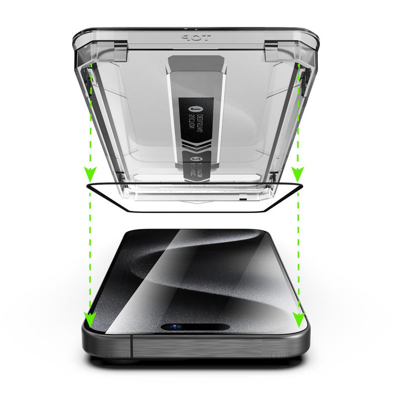Titan Ultra Shield – Auto-Align, Dust-Proof, Anti-Static, Perfect Fit Screen Protector. for Iphone 13/13Pro/14, Iphone 13 Pro Max/14 Pro Max, Iphone 14 Pro, Iphone 15, Iphone 15 Plus, Iphone 15 Pro, Iphone 15 Pro Max