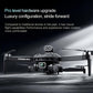 2025 NEW V168 MAX Drone with 4.5" Screen, GPS Return, Dual Cameras, Foldable Design, 2 Batteries | Modern Drone Design, Stable Flight Techno,Brushless Motor, Remote Control Toy