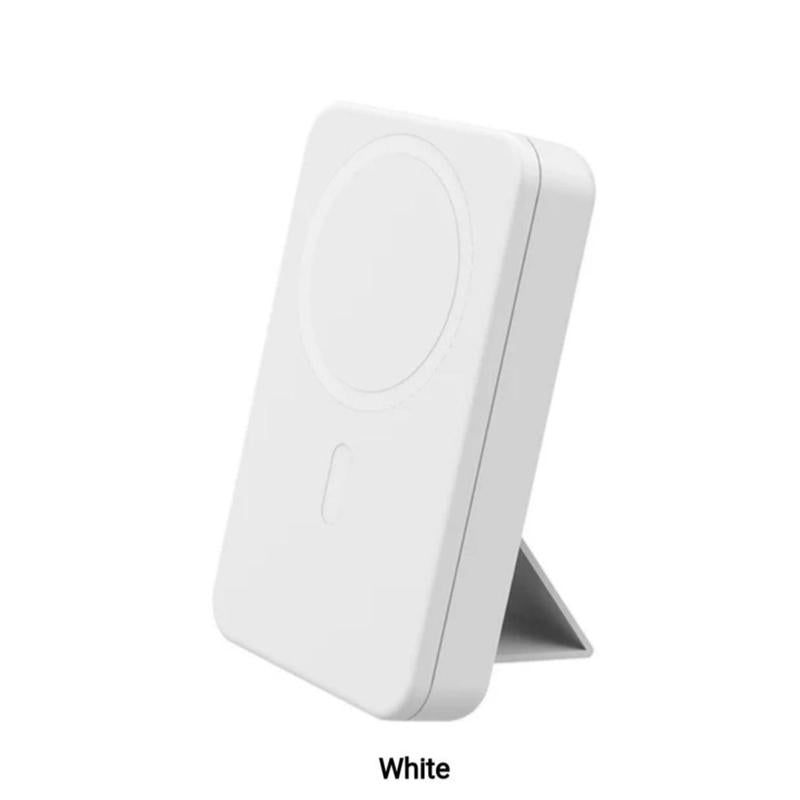 Magnetic Wireless Power Bank, 10000Mah Portable Charger with USB-C and Lightning Cables, Compatible with Iphone 16/15/14/13/12/Pro/Mini/Promax/Android, Power Bank with Phone Holder