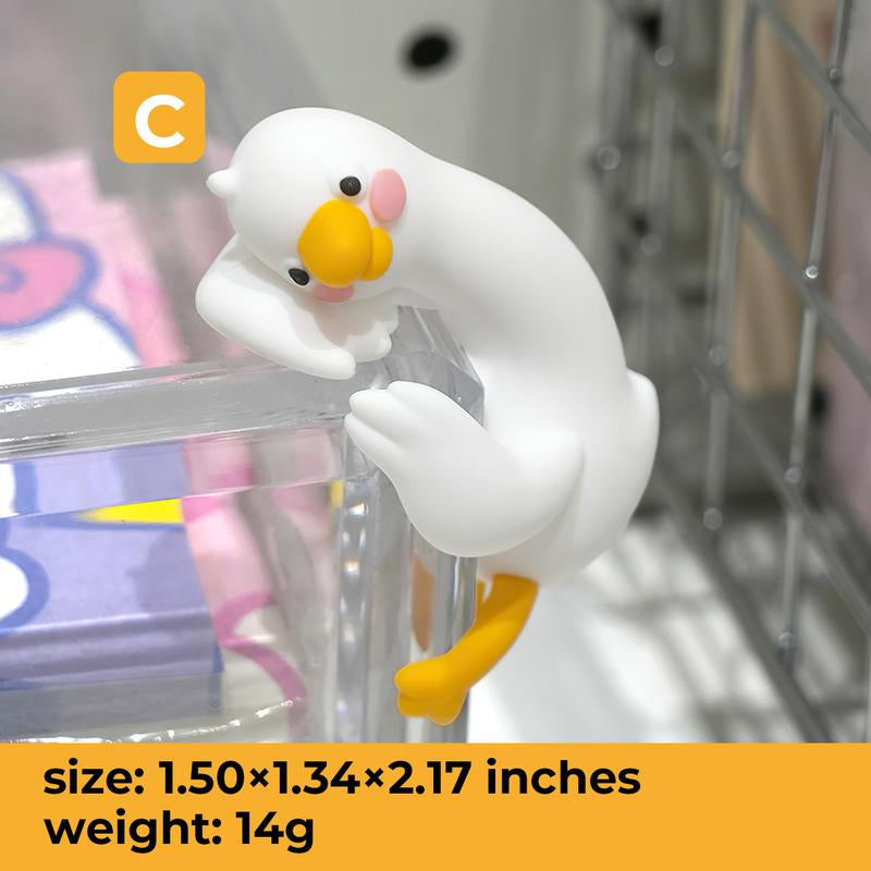 MUNBYN so Tired Lazy Duck Mini Desk Accessories 2025 New Desk Ornaments Work Partner 3Pcs/Set Perfect Desktop Decorations for Computer Screens, Office, and Home Decor Black Friday Christmas Gifts