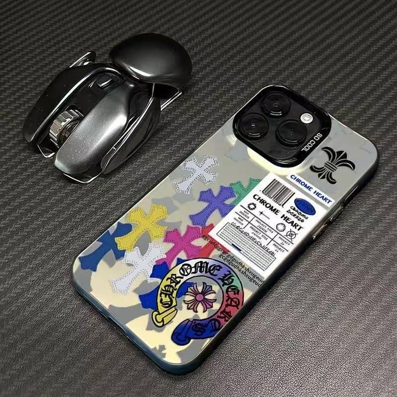 Suitable for Iphone 17 16 15 14 13 12 11 Premium Cross Shaped Phone Case, Iphone 16 15 plus Cross Shaped Shock Resistant Male and Female Phone Case