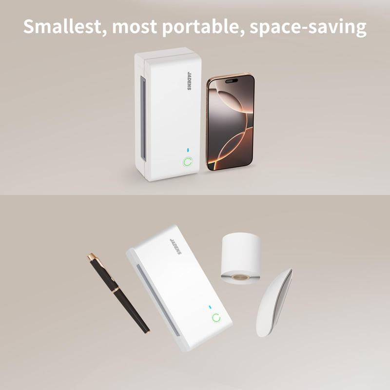 JADENS Shipping Label Printer 668BT, Bluetooth Wireless Thermal Label Printer, Compatible with Ios, Android, Windows, Mac, Chromebook, Widely Used for Etsy, Ebay, Shopify, USPS