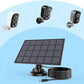 Vision Well Solar Powered Wireless Security Cameras for Home Outdoor , 1080P HD Clear Picture Wifi Security with Spotlight and Two-Way Audio，Eesy to Install