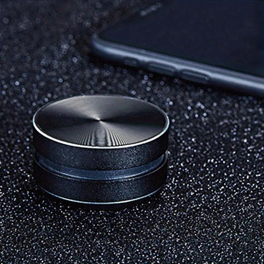 Mini Bone Conduction Wireless Audio Speaker, Absorbs Different Music Effects on Different Objects (Cartons/Glass/Cups, Etc.) Connect with Smartphone