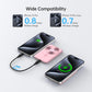 Magnetic Wireless Charging Power Bank,For Magsafe Portable Charger, 5000Mah Magnetic Power Bank, Ultra-Thin Portable,Magnetic Power Bank for Iphone 16/16 Pro/16 Pro Max, Iphone 15/14/13/12 Series