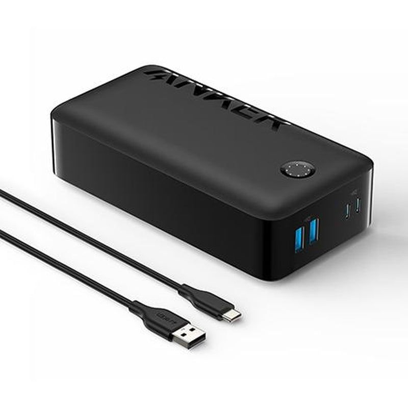 Anker Power Bank 40,000Mah 30W USB-C High-Speed Battery Pack, for Macbook, Iphone 15/14/13/12 Series, Samsung Galaxy, Ipad, Travel Gadgets, and More