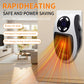 Portable Convection Fan Ceramic Heater Power-Off Protection & 2-Speed Settings for Living Rooms Bedrooms Study Rooms