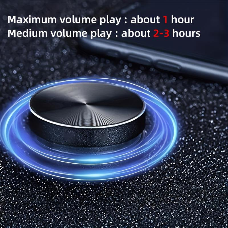 Mini Bone Conduction Wireless Audio Speaker, Absorbs Different Music Effects on Different Objects (Cartons/Glass/Cups, Etc.) Connect with Smartphone