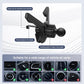 15W Wireless Fast-Charging Car Phone Mount for Foldable & Regular Smartphones, Super Stable Car Air Vent Phone Mount with Hook & Clip，One-Button 90° Rotation，One-Button Automatic Clamping，Compatible with Iphone, Samsung, Google and Other Smartphones
