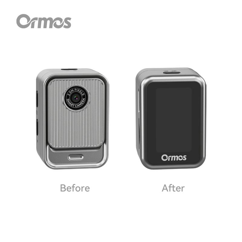 Ormos Mini Keychain Digital Camera – S131 Pocket-Size Camera Retro Vlog Camera with Necklace for Travel, Concerts, Kids & Instant Party,Gift.(No Charging Cable,No Sim Card)