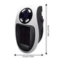 Portable Convection Fan Ceramic Heater Power-Off Protection & 2-Speed Settings for Living Rooms Bedrooms Study Rooms