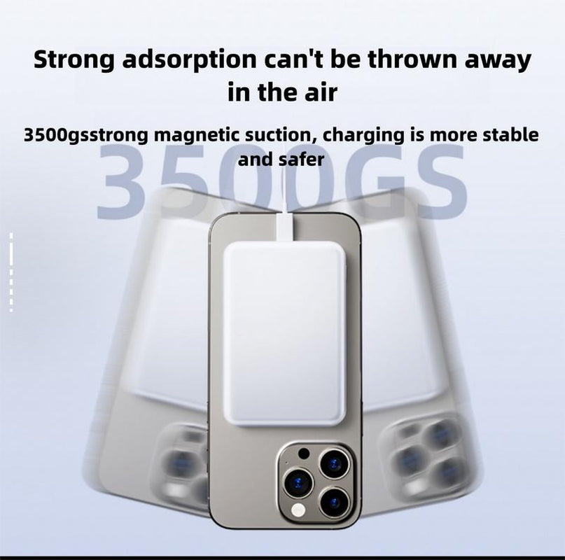 20W Magnetic Power Bank Suitable for Apple 12/13/14/15/16 Promax Fast Charging External Battery Magsafe Lightweight Mobile Power Bank