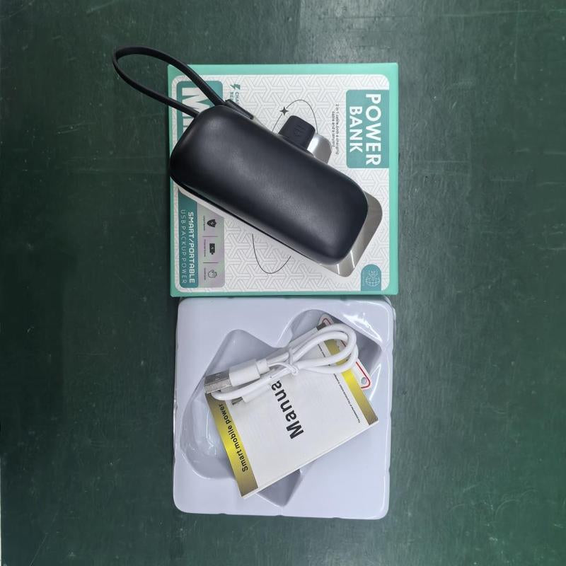 Portable Power Bank, 1Pc 5000Mah Mobile Power Bank, USB Rechargeable Hand Warmer, Small Portable Charger for Iphone 15/15 Plus/15 Pro/15 Pro Max, Airpods