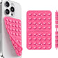 Klearlook Silicone Suction Cup Phone Case Mount Double Sided Sticky Phone Grip with Higher Suction Power for Iphone 17 Android Hands Free Phone Accessories Holder for Selfies and Videos
