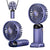 3 in 1 Hand Fan & 4000Mah Portable Fan,Mini, Foldableusb Rechargeable, Ldeal for Travel & Outdoor and Summer