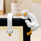 MUNBYN so Tired Lazy Duck Mini Desk Accessories 2025 New Desk Ornaments Work Partner 3Pcs/Set Perfect Desktop Decorations for Computer Screens, Office, and Home Decor Black Friday Christmas Gifts