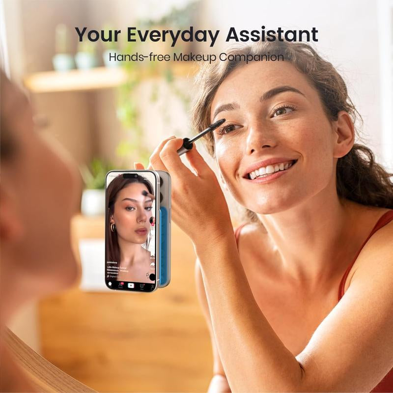 Klearlook Silicone Suction Cup Phone Case Mount Double Sided Sticky Phone Grip with Higher Suction Power for Iphone 17 Android Hands Free Phone Accessories Holder for Selfies and Videos