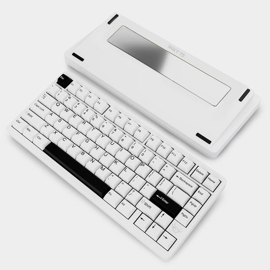 Elecfox INKY75 75% Aluminum Mechanical Keyboard with Rechargeable RGB Backlight, Keyboards & Mice Accessories, Creamy Keyboards PC Accessories