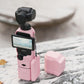DJI Pocket 3 Case Soft Silicone Protective Case Compatible with Osmo Pocket 3 Creator Combo Lightweight Screen Protector Grip Cover Accessories Pink Camera Smartphone Protection Shockproof