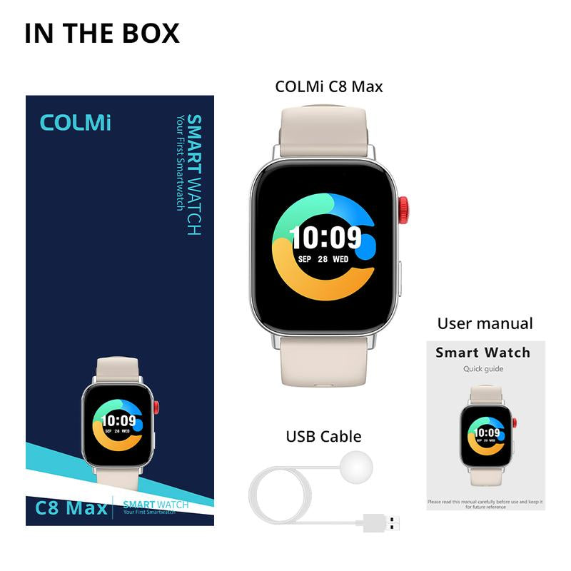 COLMI C8 Max Smartwatch IP68 Waterproof Devices Wearable Smart Android