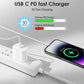 Buy 1 Get 1 Free: 4-Pcs 20W PD Fast Charger Block & 5Ft Type-C to Light Ning Cable for I Phone 14/13/12/11, I Pad - Travel Ready，Smartphones with Other CC Interfaces