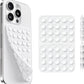 Klearlook Silicone Suction Cup Phone Case Mount Double Sided Sticky Phone Grip with Higher Suction Power for Iphone 17 Android Hands Free Phone Accessories Holder for Selfies and Videos