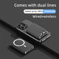 USB-C 10000Mah 20W Magnetic Mini Wireless Power Bank with Built-In Cord, Display, Wireless Charging, Compact Design, Magsafe Charger - Shell Smartphone Chargeable Magnetic Power Bank Power Bank Portable Charger Cable White
