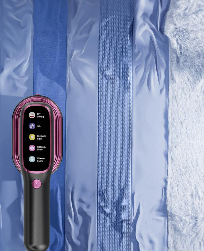 YOZLNFO Garment Steamer for Clothes, Portable Travel Clothing Steamer Iron, 5 Modes with LED Display, 15S Fast Heating, 2-In-1 Steamer & Iron, Gift for Home & Trip