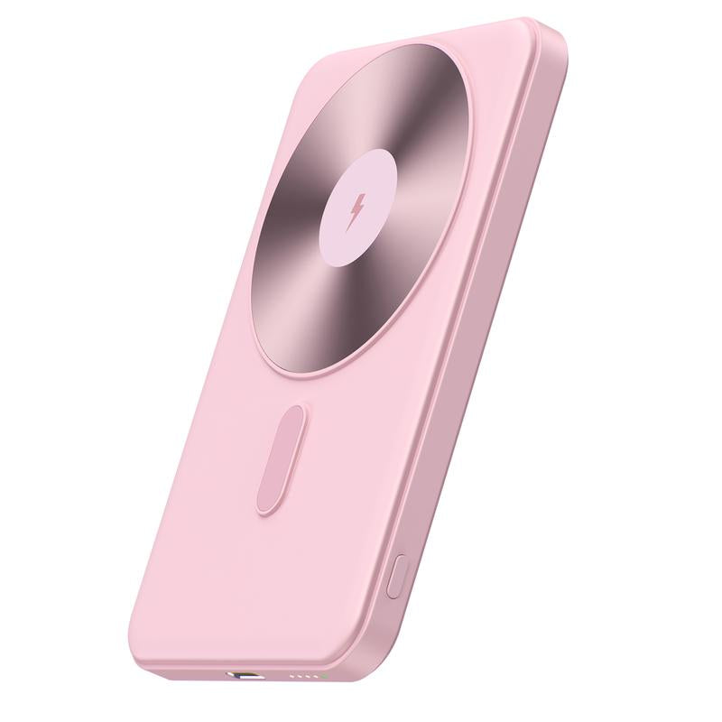 Magnetic Wireless Charging Power Bank,For Magsafe Portable Charger, 5000Mah Magnetic Power Bank, Ultra-Thin Portable,Magnetic Power Bank for Iphone 16/16 Pro/16 Pro Max, Iphone 15/14/13/12 Series