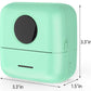 Cre8Tive Concepts Boutique Portable Bluetooth Mini Pocket Printer with 5 Thermal Paper, 5 Color Pens & 75 Sticky Marking Paper