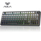 AULA F99 Pro Wireless Mechanical Keyboard with Knob,Tri-Mode Bt5.0/Usb-C/2.4Ghz Hot Swappable Keyboard,Pre-Lubed Switches,Gasket Structure,Rgb Backlit Computer Gaming Keyboard (White&Blue&Purple)