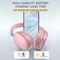 New Wireless Headset, Hifi Clear Call, Comfortable Fit with Head, Foldable, Rotatable, Stretchable. Compatible with Mobile Phones, Computers, MP3 and Other Devices. Wireless Headphones (Pink),Tiktokshopbacktoschool