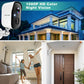 Vision Well Solar Powered Wireless Security Cameras for Home Outdoor , 1080P HD Clear Picture Wifi Security with Spotlight and Two-Way Audio，Eesy to Install