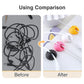 4 Counts Convenient Cable Clips, Ultra-Adhesive Compact Cable Holders for Cord Organization, Wire Holders for Organizing Power Cables, Phone Chargers, USB Cables