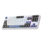 ELECFOX LINKY 87 PRO TKL Customized Mechanical Keyboard 87 Keys Wired & Wireless Bluetooth LED Gaming Keyboard