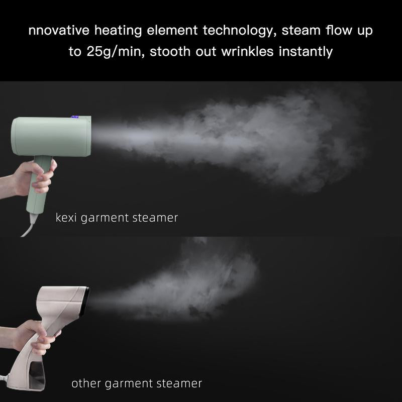 Kexi H1L Handheld Steam Iron for Home and Travel; Portable, Foldable Iron for Small Steam Ironing