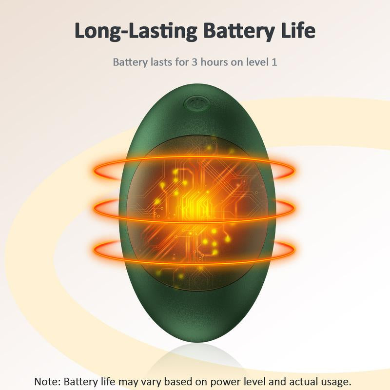 Pocket Size Avocado Shape Hand Warmers Rechargeable 2 Pack - Magnetic Double Side Heating - Three-Range Temperature Adjustment - Winter Gifts Heater Room